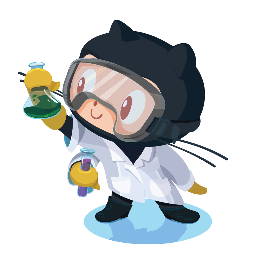 Labtocat avatar from the Github Octodex